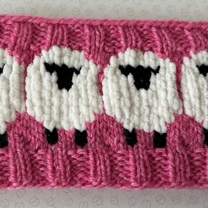 Bright Light Pink Deluxe Sheep Headband