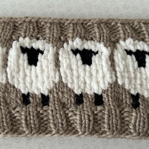 Light Brown Deluxe Sheep Headband