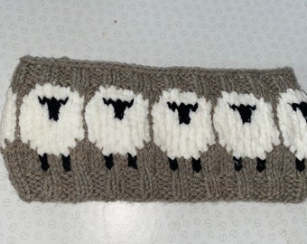 Light brown deluxe Sheep headband