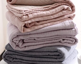 layered muslin blanket