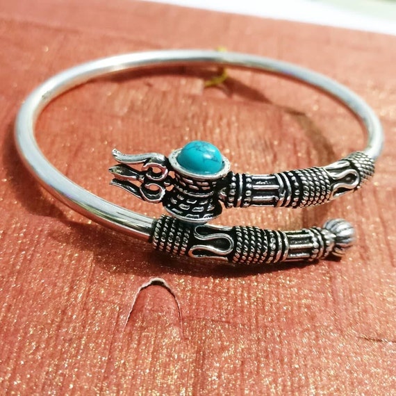 Trishul Bangle Silver 2024 www.alhudapk