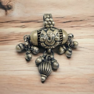 Ganesha Pendant, Sterling Silver, Lord Ganesha Silver Pendant, God Ganesha, Ganesha Charm, Ganesha Silver Jewelry, Gift for him/her, Ganesha