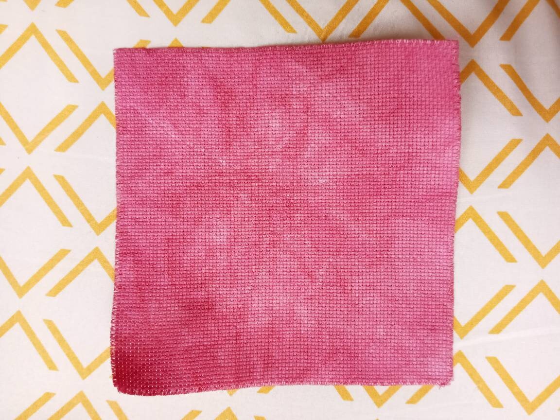 Dyed Aida fabrics single colour Etsy