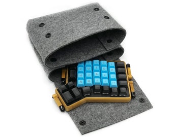 Origami transport bag for split keyboards and other