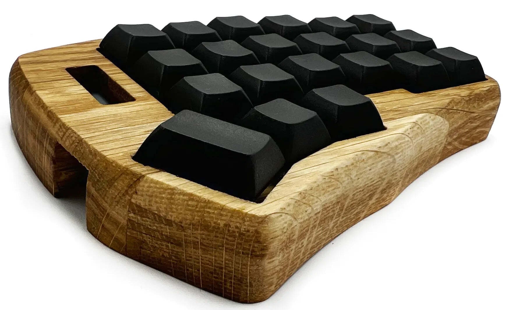 Corne（木製ケース付き） Eco-luxury Oak Corne Keyboard Case - Handcrafted, Oil Finished