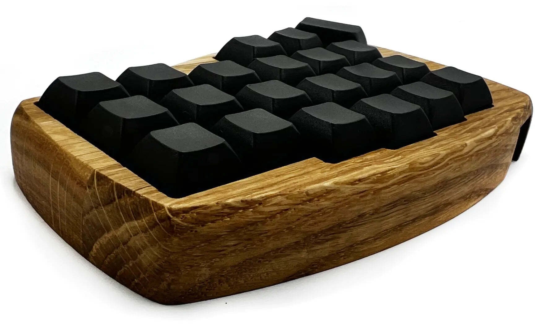 Corne（木製ケース付き） エコラグジュアリーオークCorneキーボードケース - 手作り、オイル