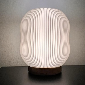 LED Lamp ‘Harmony’ – Minimalist Design with Natural Oak Base