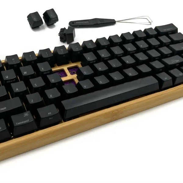 Eco-Luxury BambooCraft Unibody 60% Keyboard (GH60/V60/Pok3r etc)