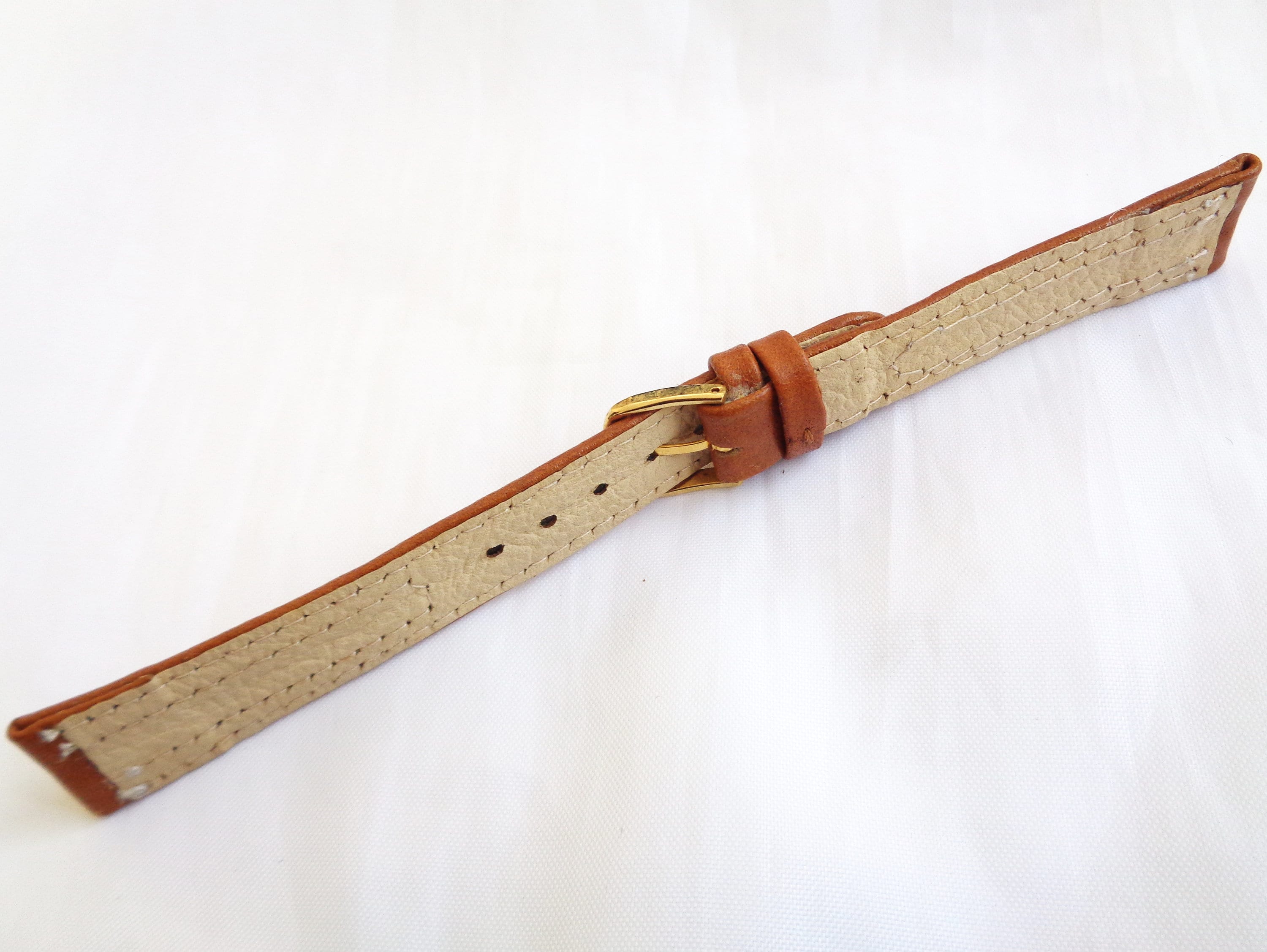 Bracelet De Montre Cuir Vintage 16mm Neuf - Compatible Longines, Alpina... | Fabriqué En Espagne