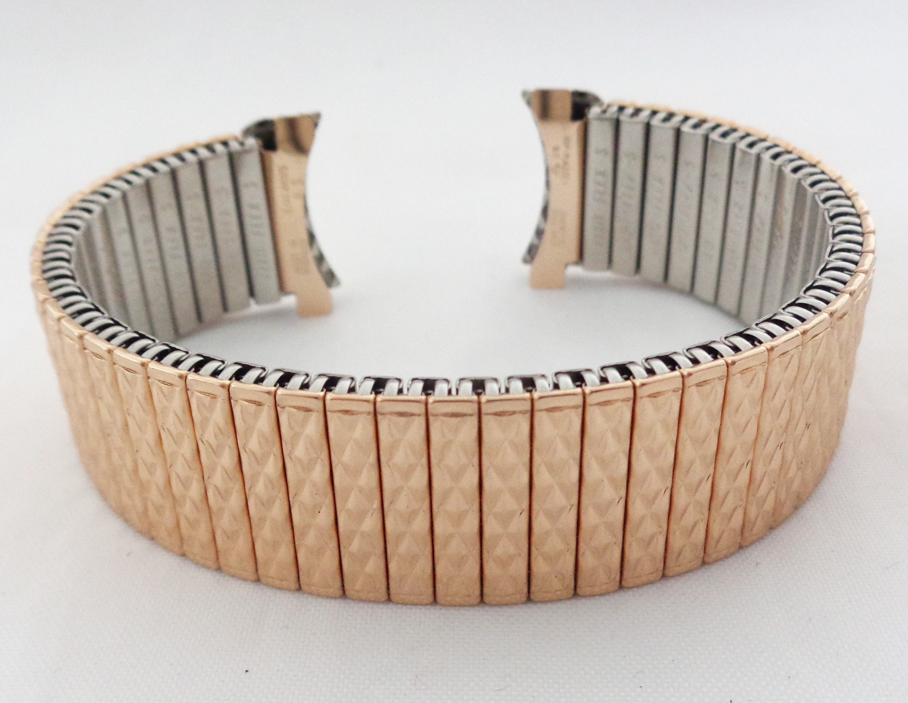 ROWI FIXOFLEX Bracelet de Montre Adaptable de 18 à 22mm Acier Elastique
