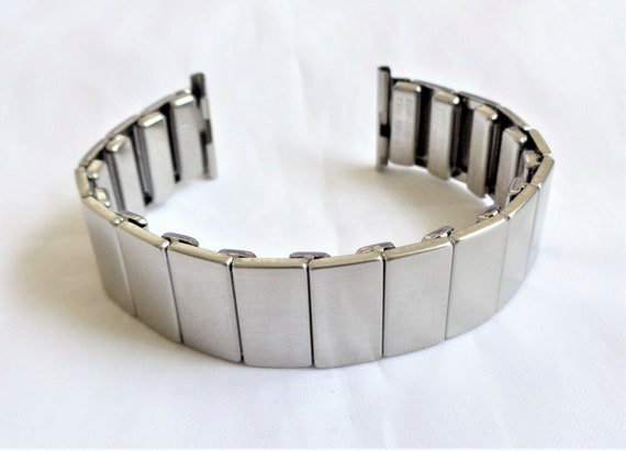 Bracelet De Montre Rowi Vintage En Métal - Modèle Fixo-Flex 7 - Occasion, Super État