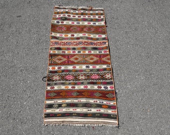 3.1x14.3 ft Handmade Kilim Hallway Kilim Turkish Kilim Red Kilims Etsy Kilim 1517 Runner Kilim Oushak Kilim Vintage Kilim Kilims