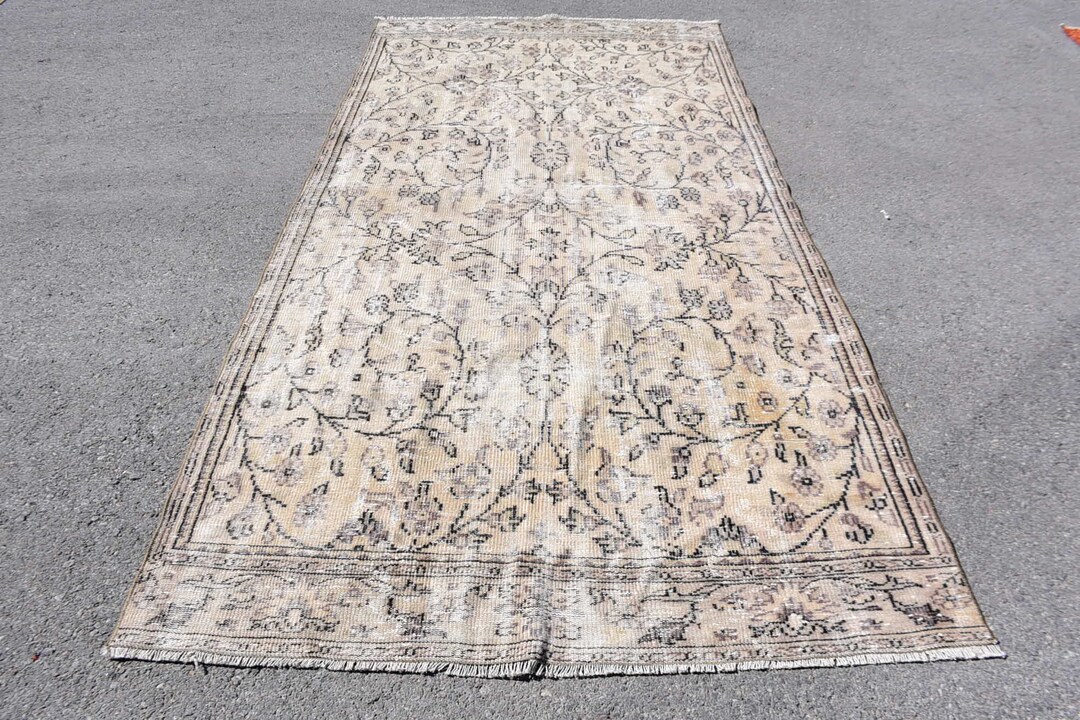 Turkish Rug, Vintage Rug, 5.1x9.5 Ft Large Rug, Antique Rug, Rugs for ...