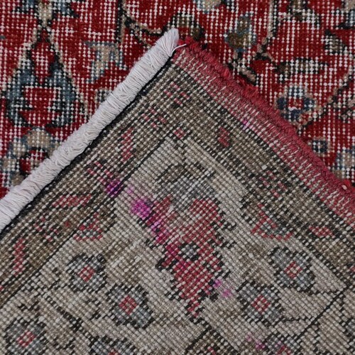Turkish Rug, Area Rug, Vintage Rug, Oushak Rug, 47x86 inches Red shops Carpet, Organic Indoor Rugs, Decorative Floor Rugs, 7082