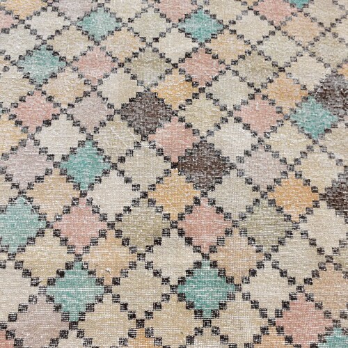 Turkish Rug, Vintage Rug, Area Carpet, Home Decor Rug, 46x87 inches Rainbow Rug, Handmade Bedroom Rug, Decorative Indoor Rugs, 7863 shops