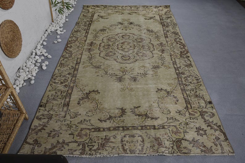 Turkish Rug, Vintage Rug, 6x9 Large Rug, Anatolian Rugs, Rugs for