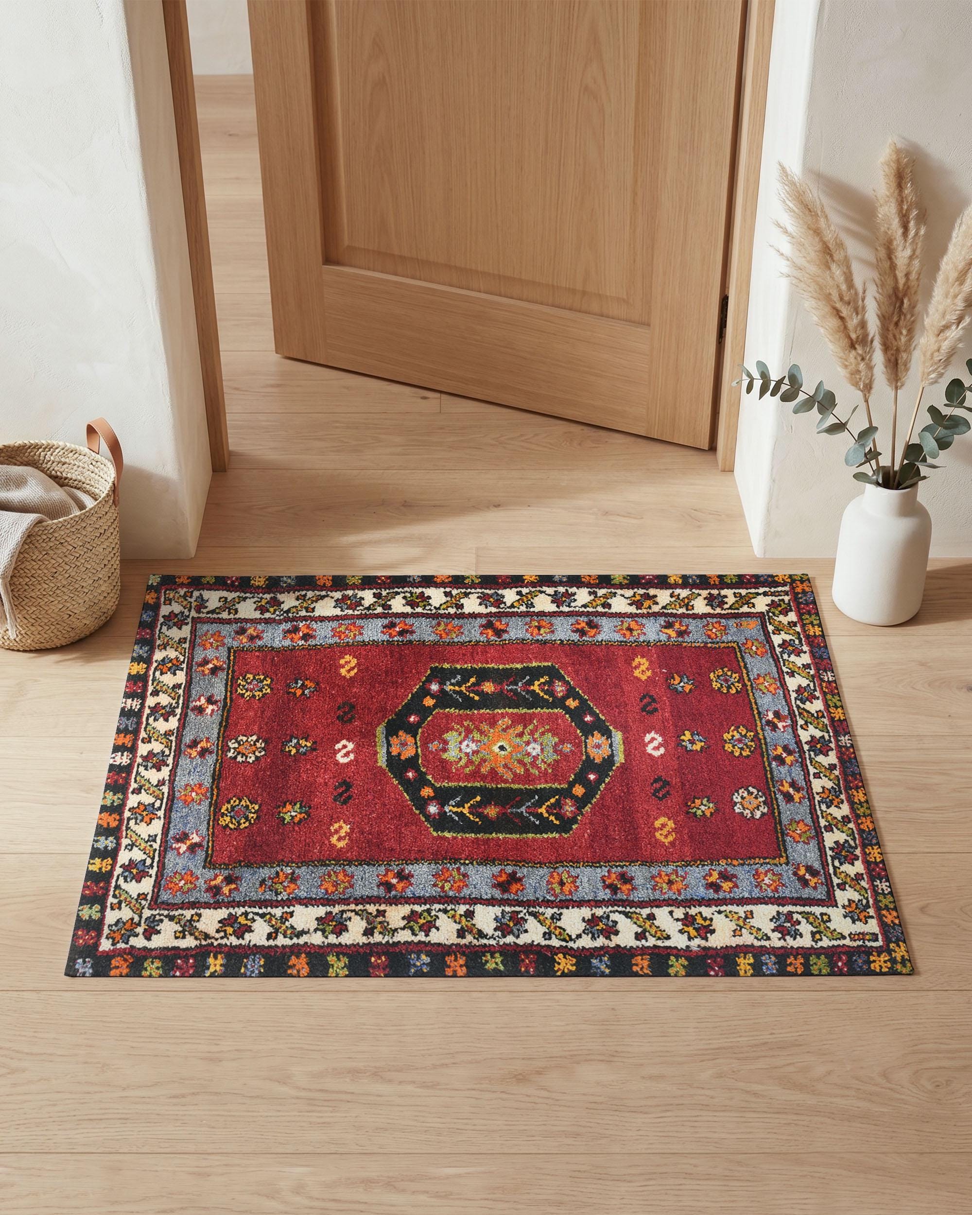 Small Vintage Rug - Etsy