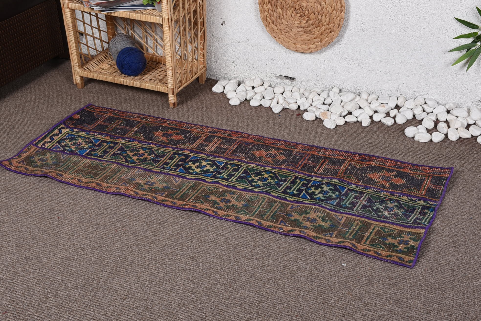 63×102 \"Patchwork” ViNTAGE TURKiSH RUG Handmade Patchwork Rug, Authentic Vintage Turkish Carpet, Custom