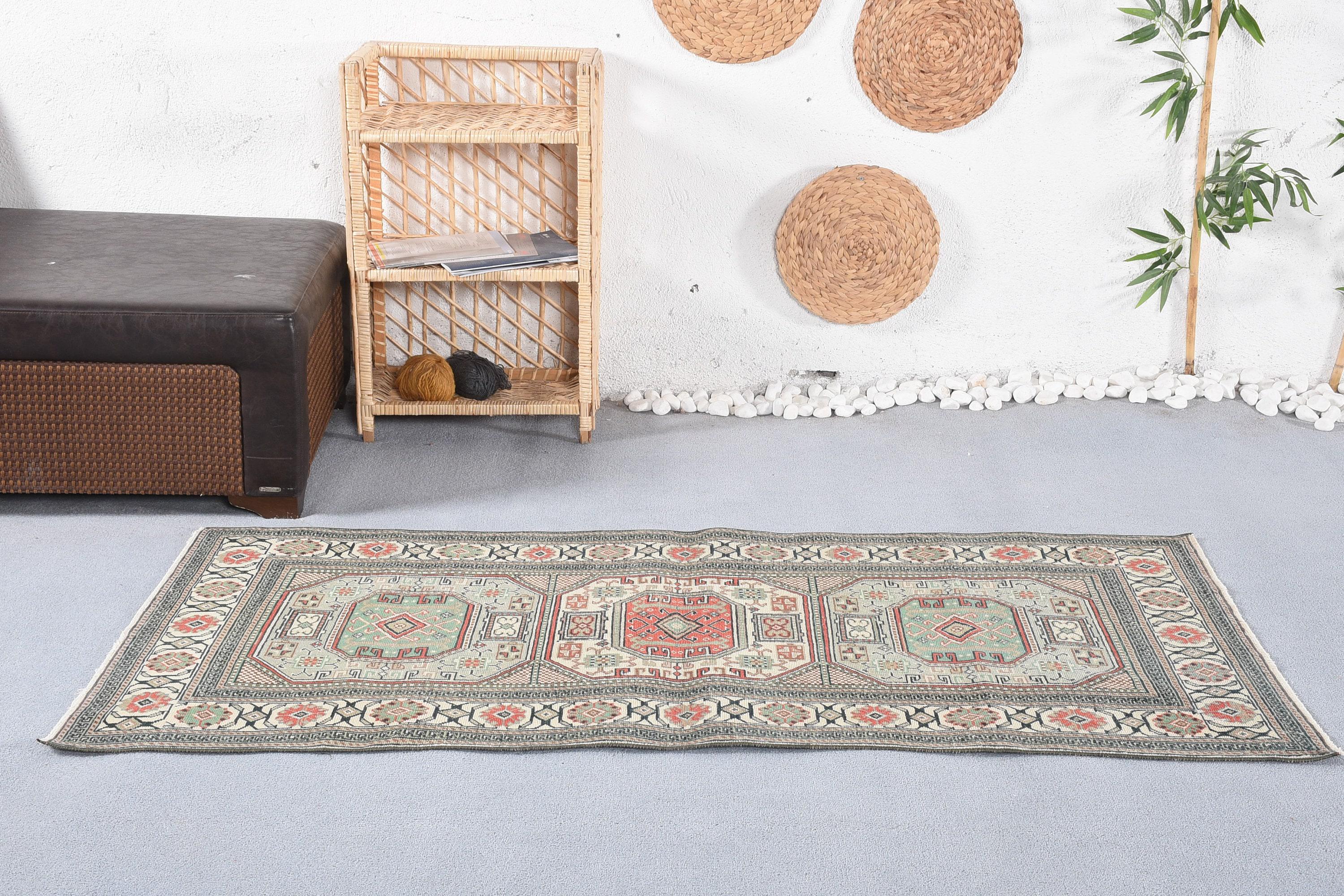 Turkish Vintage Rug, Decorative Designer Wool Area Rug