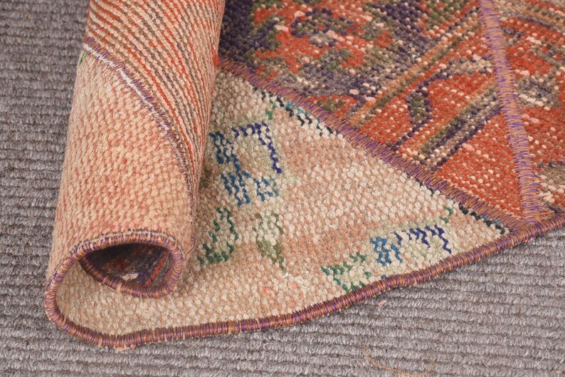 Round Rug, Small Rugs, Vintage Rug, Patchwork Rug, Antique Rug, Rugs