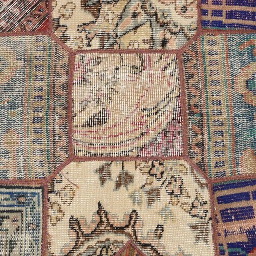 Vintage Rug, Small Carpet, Round Rug, Turkish Rug, Home Decor Rug, 41x41 inches Green Carpet, Handmade Bedroom Rugs, 8843 shops