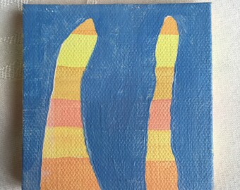 Original Abstract Painting on Canvas
