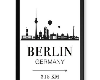 Berlin Skyline Etsy