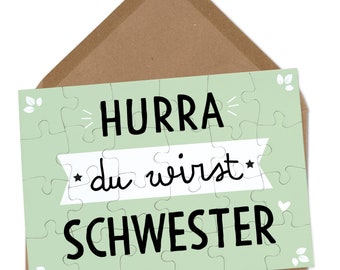 Du wirst Schwester