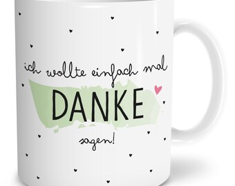 Tasse "Danke sagen" unpersonalisiert