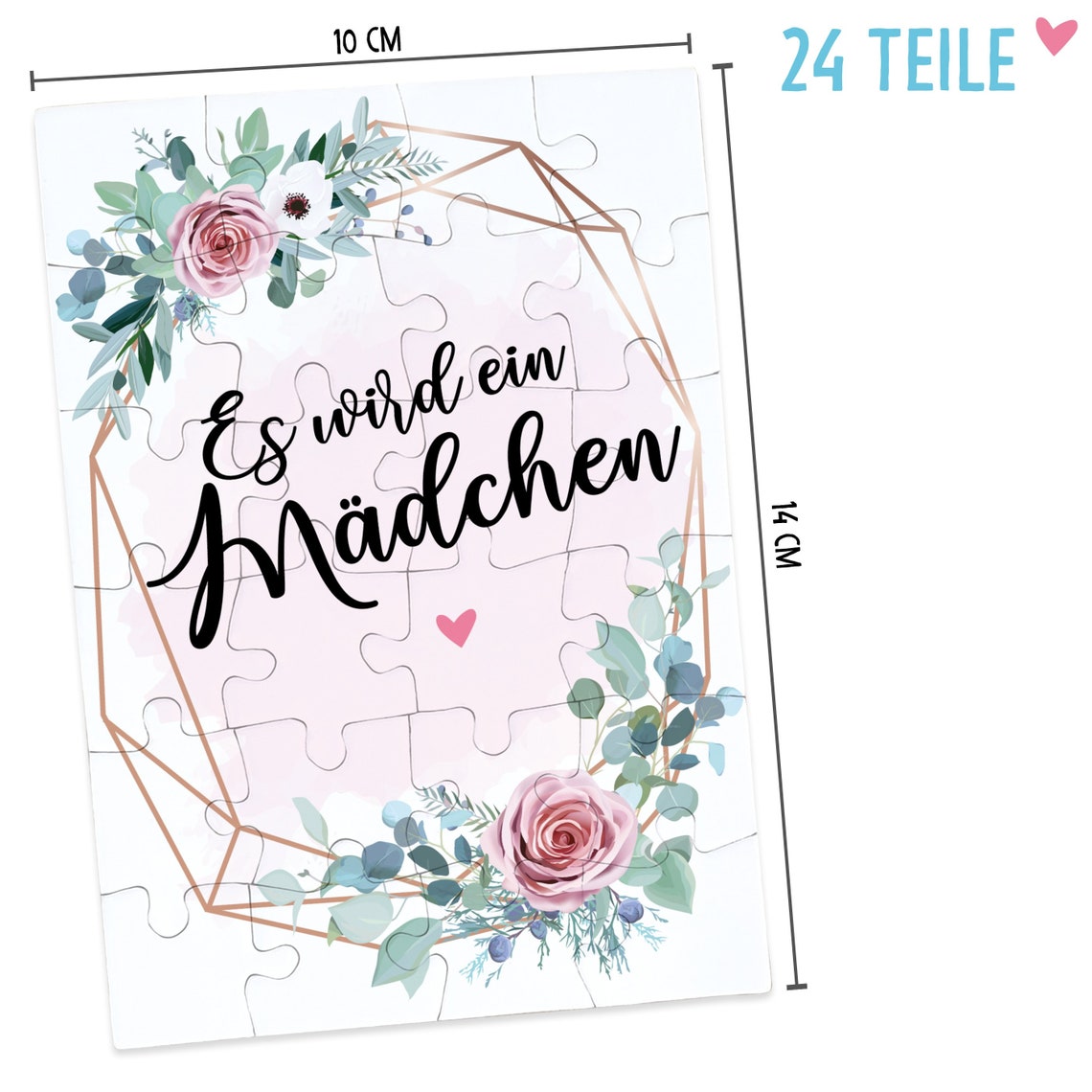 Es wird ein Mädchen rosa Blumenkranz Etsy Italia