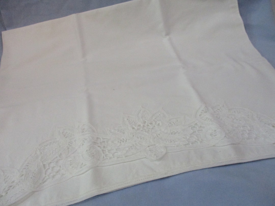 Vintage Battenburg Lace Pillow Sham/pillowcase Etsy