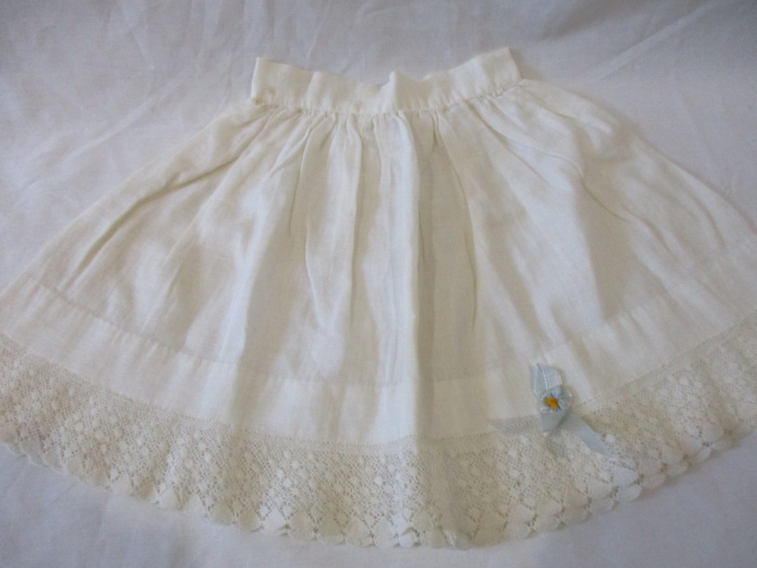 Antique Vintage Doll Skirt/slip Etsy