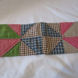 Vintage Patchwork Quilt Cummerbund Belt image 1