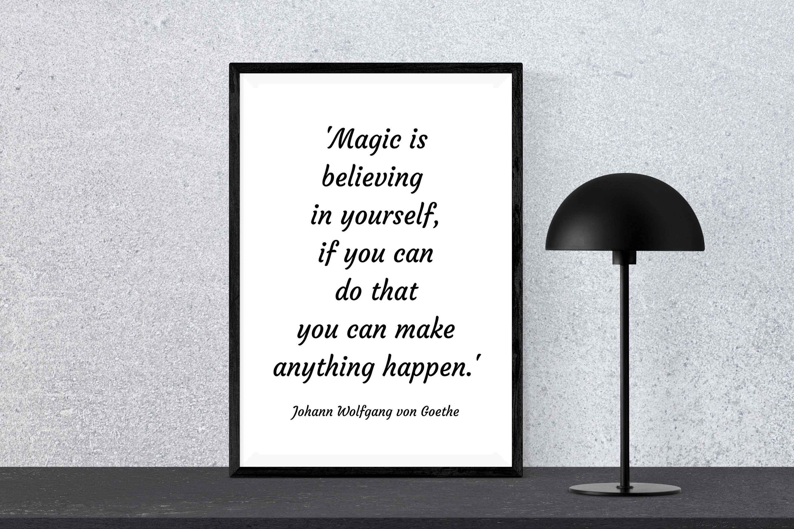 Citation de magie inspiration imprimable par Johann