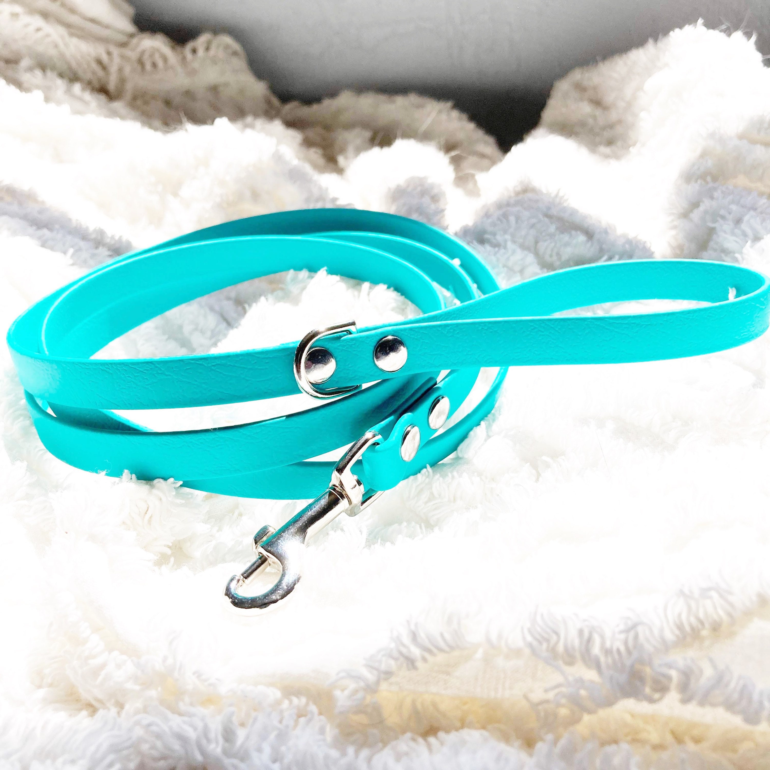 Waterproof Dog Leash Thin BioThane Durable Material Easy to Etsy