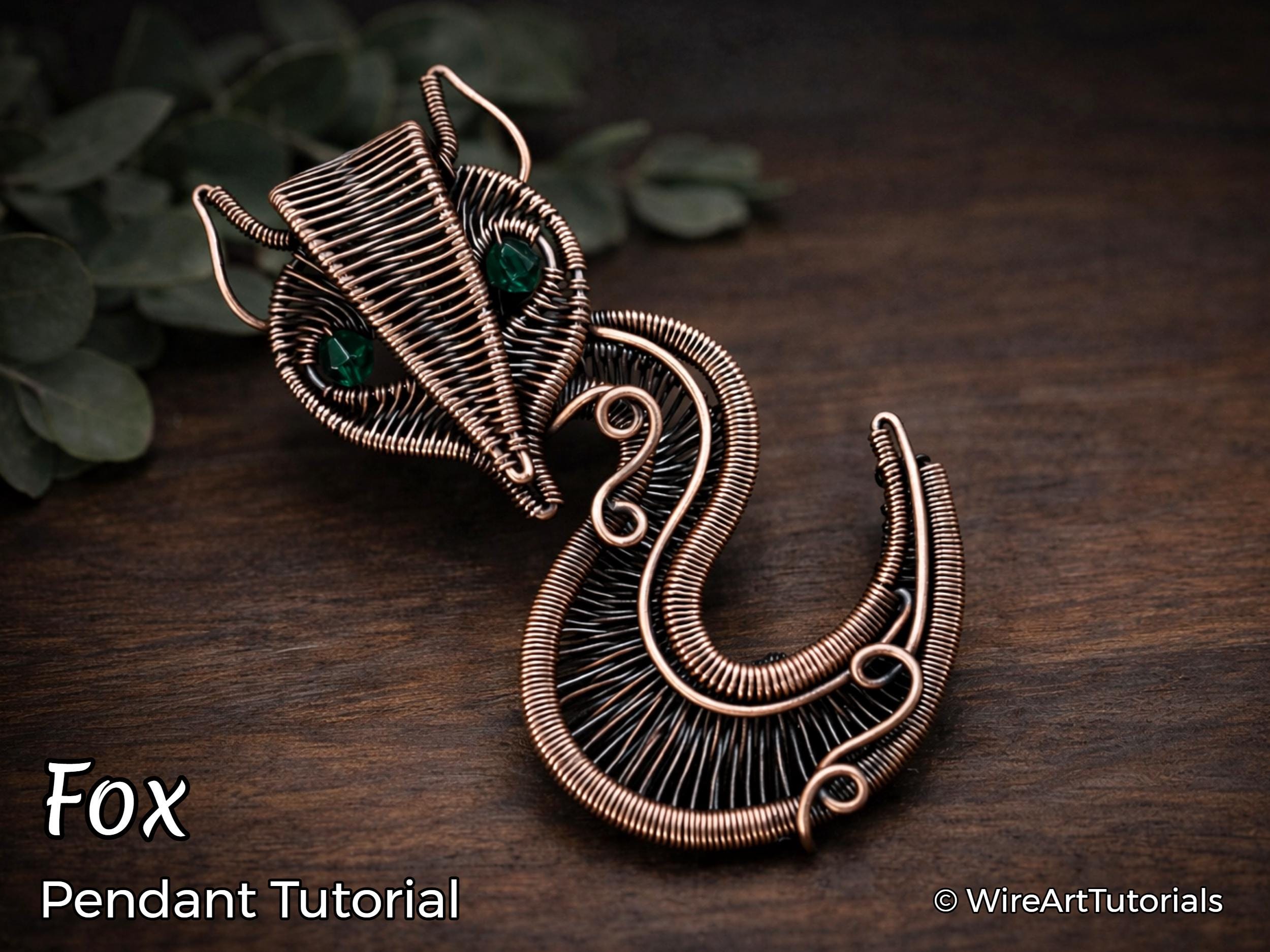 Wire Wrap Tutorial,wire Wrapping Pattern Wirearttutorials Clever Fox ...