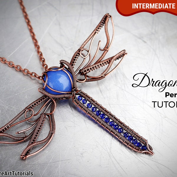 Wire Wrapped Dragonfly Etsy