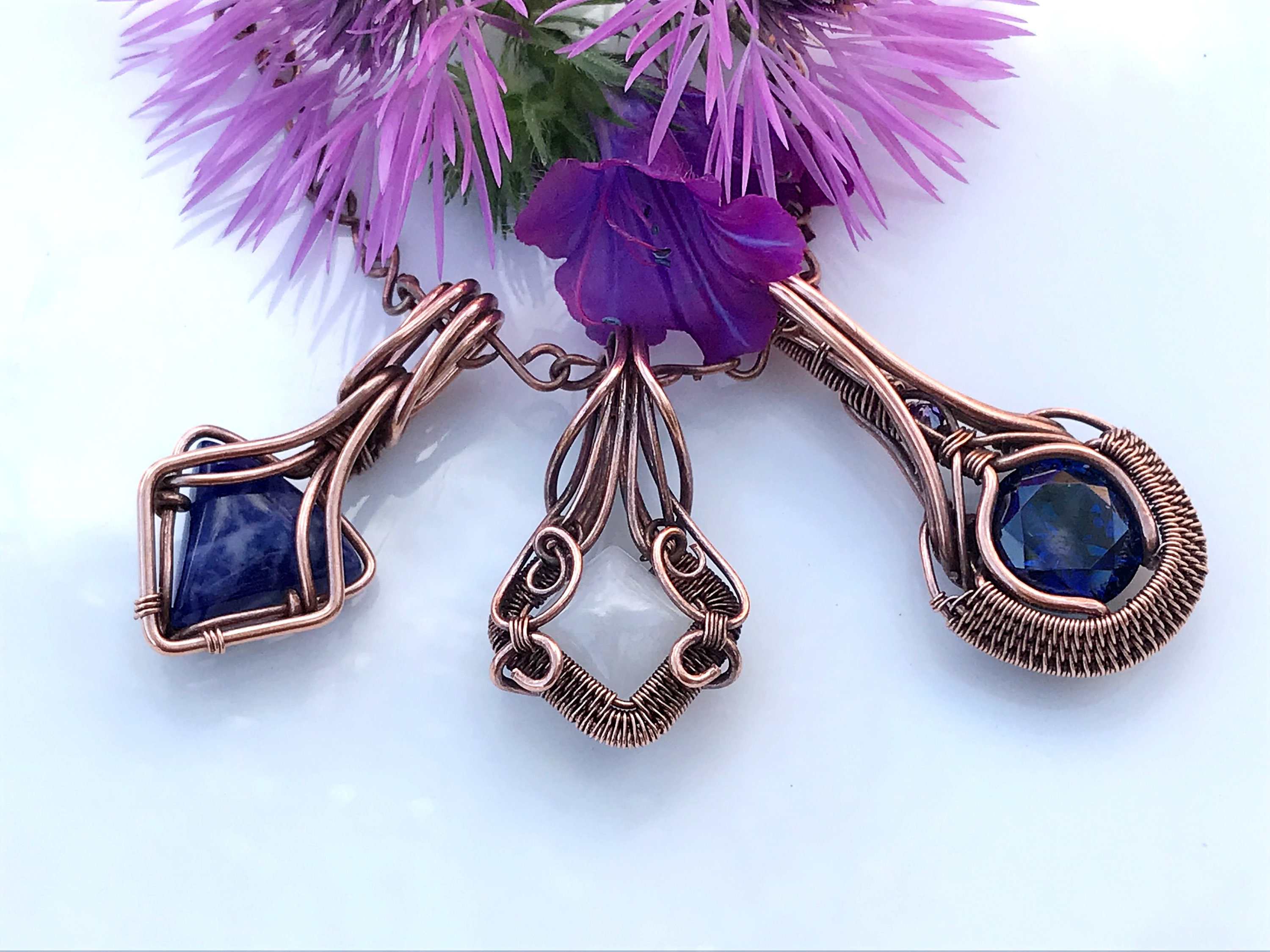 WireArtTutorials Perfume pendant wire wrap tutorial,wire wrapping