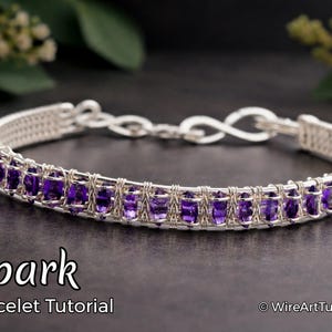 WireArtTutorials Anleitung für Funkelndes Armband, Drahtwickeldraht, DIY Schmuckherstellung, wickeln, funkeln, funkeln, funkeln, funkeln