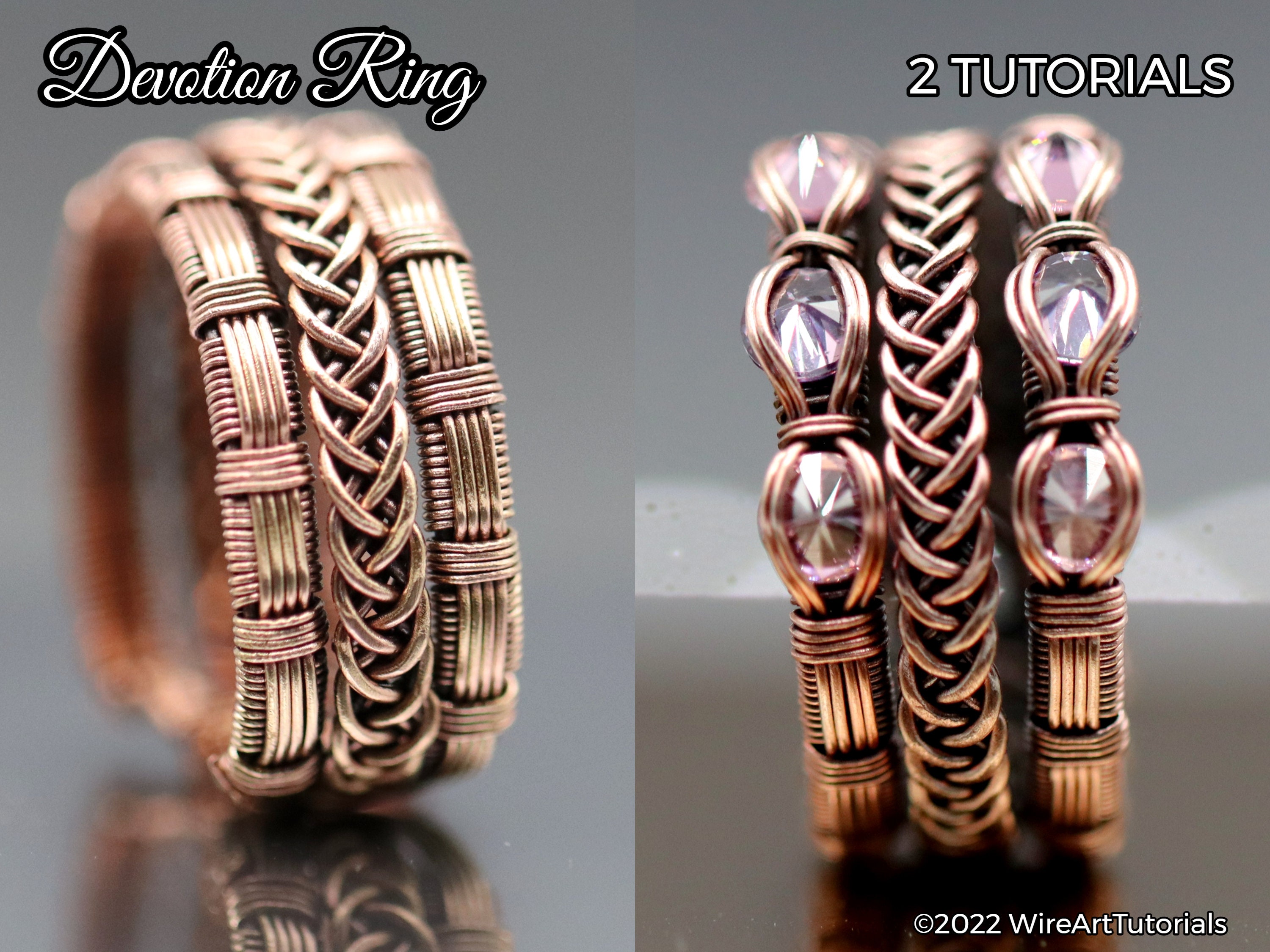 Wire Wrap Tutorial, Wire Wrapping Tutorial, Pattern by Wirearttutorials:  Dragon Ring, DIY Jewelry Jewelry Making, Wire Weaving Class 