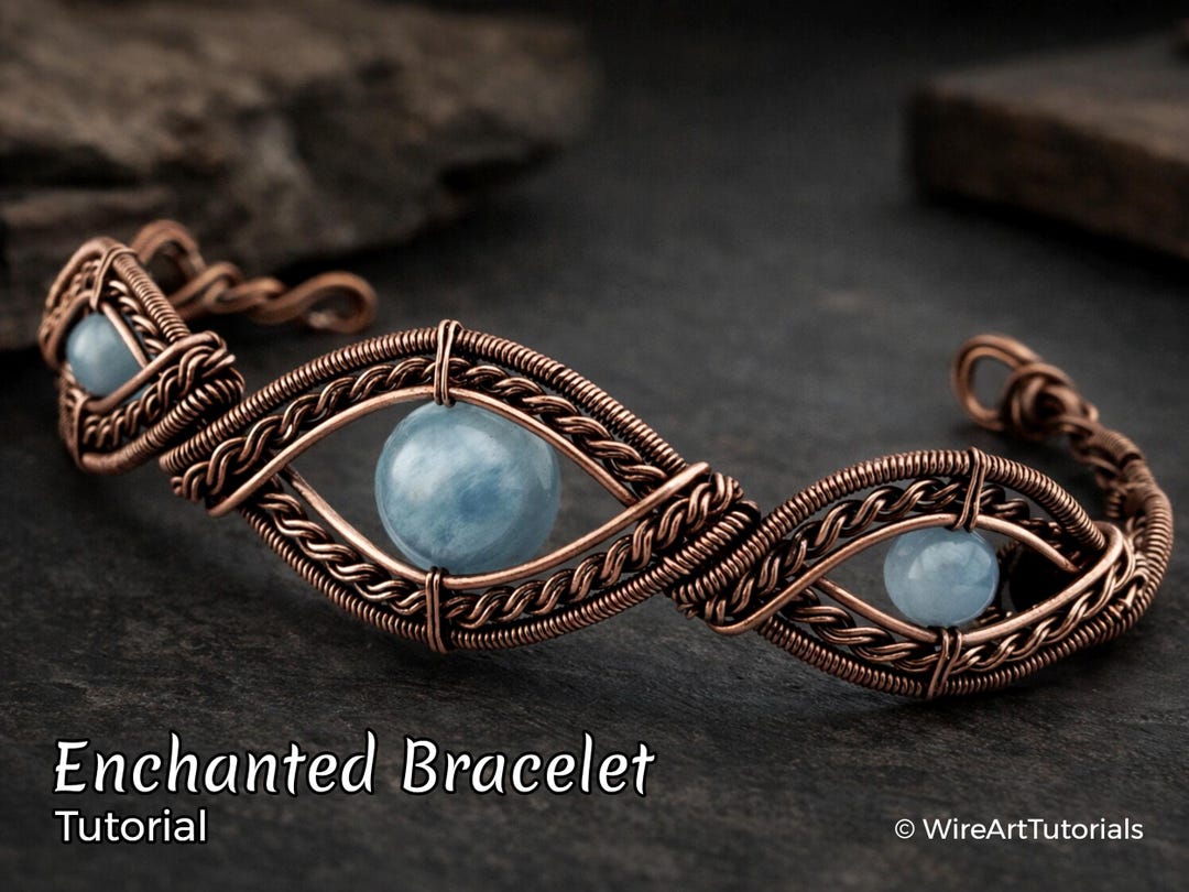 Wirearttutorials Enchanted Bracelet Wire Wrap Tutorial,wire Wrapping ...