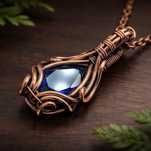 WireArtTutorials Gloryペンダントワイヤーラップチュートリアル、ワイヤーラッピングパターン、DIYジュエリー、クリスタルジュエリー作り、ワイヤーウィービング、ワイヤーアートチュートリアル 画像 2