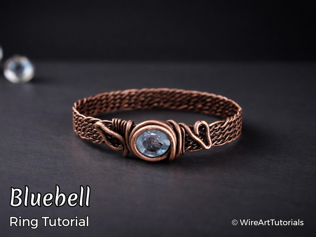 Wire Wrap Tutorial,wire Wrapping Pattern Wirearttutorials Bluebell Ring ...