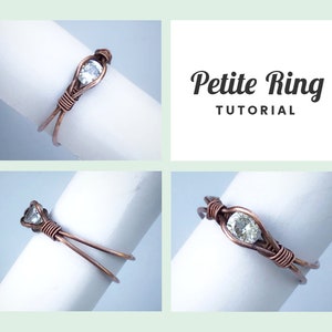 Wire Wrap Tutorial, Wire Wrap Tutorial, Anleitung von WireArtTutorials: Petite Ring, DIY Schmuck, Schmuckherstellung, Wire Weaving Tutorial