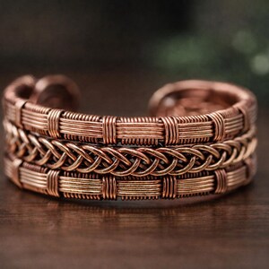 TUTORIAL Devotion Adjustable Ring PDF pattern, unisex wire wrapped woven jewelry, wire braiding pattern, DIY jewellery making, hobby craft image 2