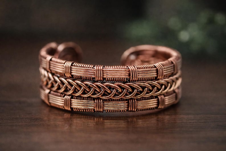 TUTORIAL Devotion Adjustable Ring PDF pattern, unisex wire wrapped woven jewelry, wire braiding pattern, DIY jewellery making, hobby craft image 2