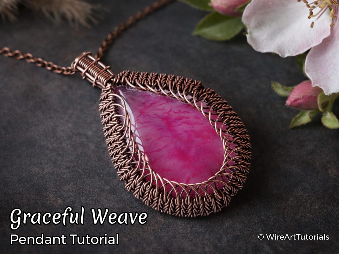 Wire Wrap, Weaving Tutorial, Pattern by Wirearttutorials: Graceful ...