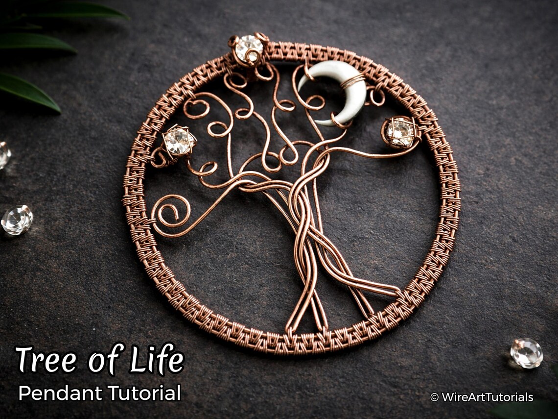 Wire Wrap Tutorial,wire Wrapping Pattern Wirearttutorials Tree of Life ...