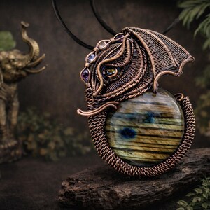 Tutoriel sur emballage métallique, modèle d'emballage métallique WireArtTutorials Pendentif éléphant Kandula, bijoux à faire soi-même, fabrication de bijoux, tissage de fils métalliques, tutoriels d'art sur fil métallique image 2