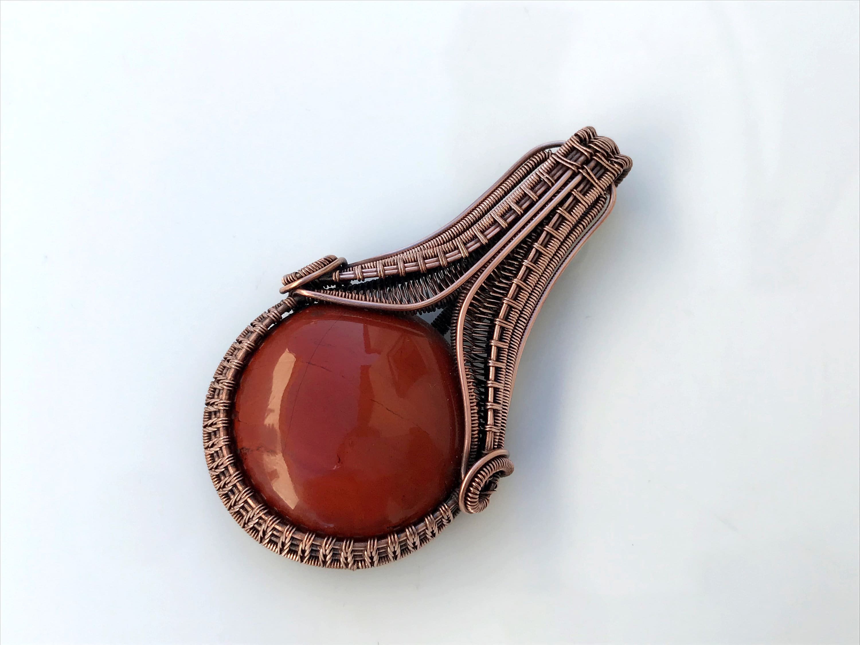 Full KIT Jasmin pendant,wire wrap, weaving tutorial, diy jewelry making set, PDF file, wrapping ...